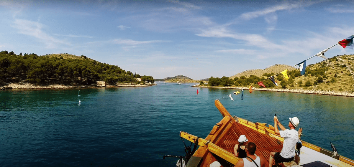 Ausflug nach Kornaten, Bootsfahrt nach Kornati