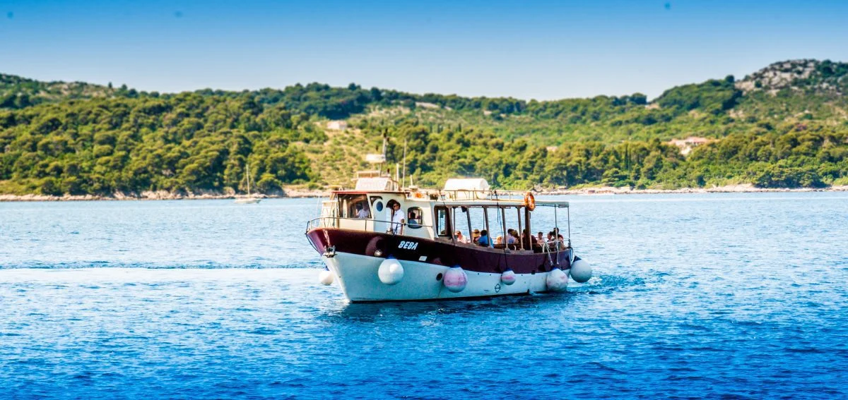 Izlet brodom, Dubrovnik, Hrvatska