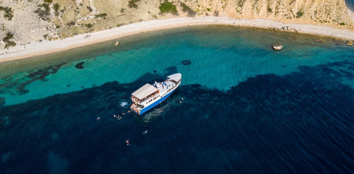 Bootsausflug krk Baska, Bootsausflug krk